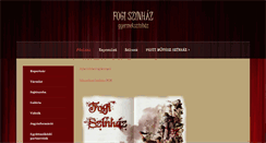 Desktop Screenshot of fogiszinhaza.hu